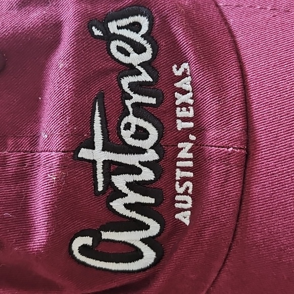 Antone's Austin Texas Nightclub Maroon Cap Baseball Hat Play The Blues - Picture 2 of 6